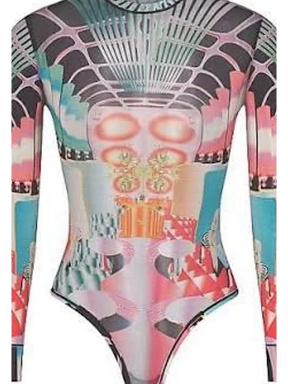 RARE NWT Skims Summer Mesh Thong Bodysuit